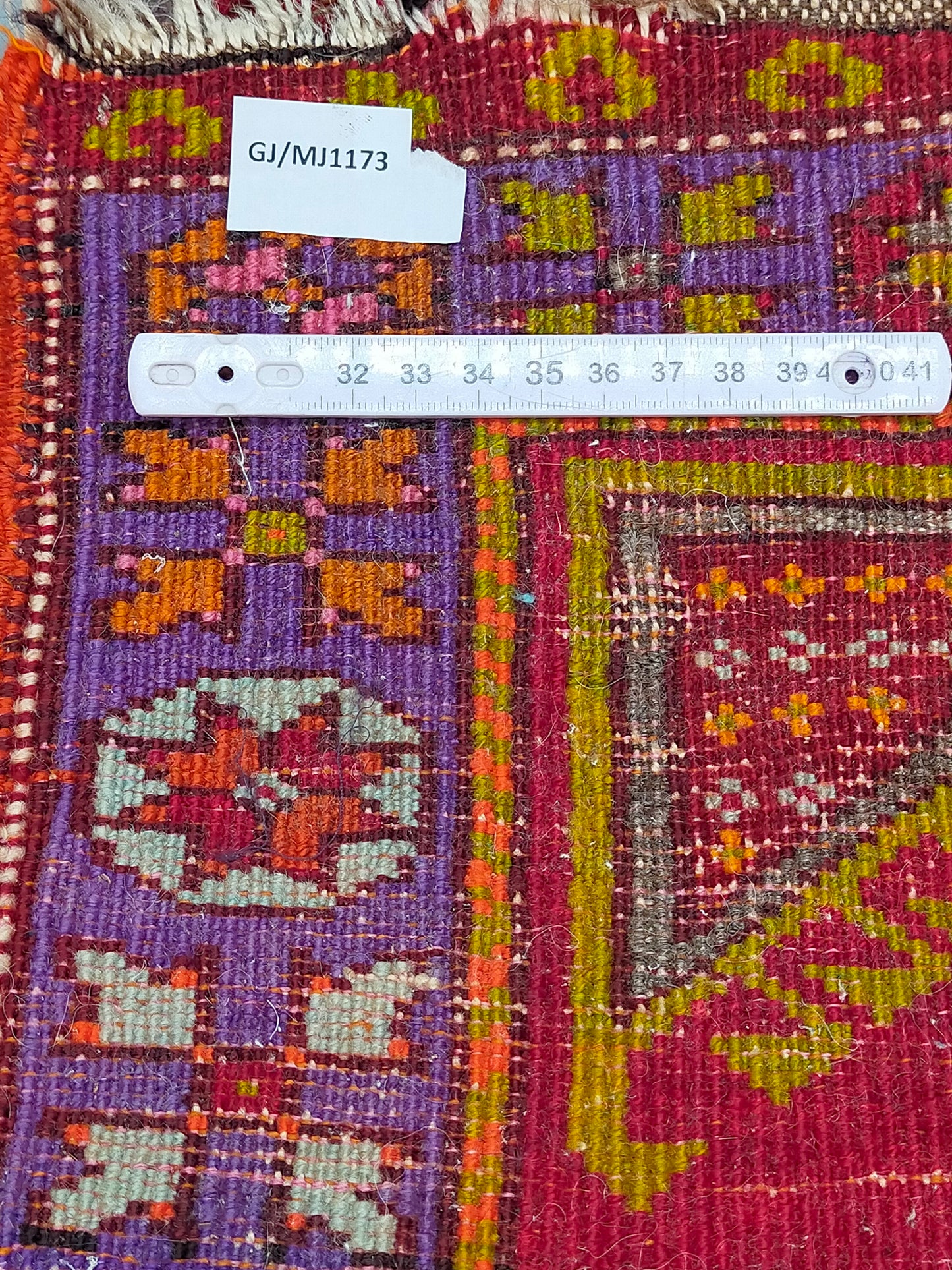 Antik Anatolien Kazak Uschak Wolle 102x57 cm