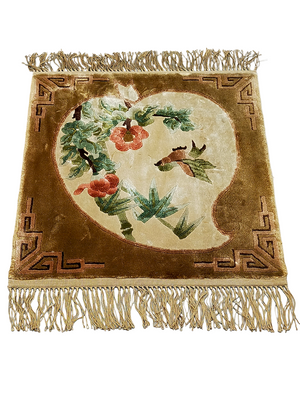 China Seide Bilderteppich – 49x46 cm