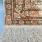Antik Türkei Hereke Lebensbaum Gebetsteppich Seide auf Seide - 74 x 55,5cm