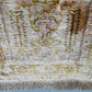 Antik Türkei Hereke Lebensbaum Gebetsteppich Seide auf Seide - 74 x 55,5cm