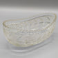 Walther Glas Kristallglas Schale Elegante Blattschale West Germany