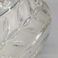Walther Glas Kristallglas Schale Elegante Blattschale West Germany