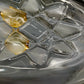 Walther Glas Kristallglas Schale Elegante Blattschale West Germany