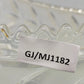 Walther Glas Kristallglas Schale Elegante Blattschale West Germany