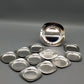 Vintage Edelstahl Untersetzer Set 12 teiligElegante Schälchen