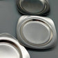 Vintage Edelstahl Untersetzer Set 12 teiligElegante Schälchen