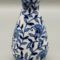 Klassische Strauss Home Porzellan Vase Blau-Weißes Blumendesign
