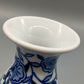 Klassische Strauss Home Porzellan Vase Blau-Weißes Blumendesign