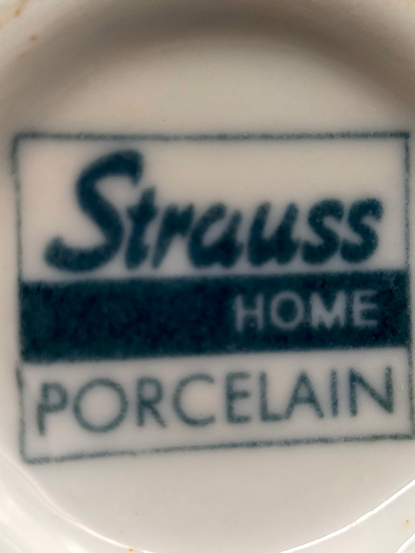 Klassische Strauss Home Porzellan Vase Blau-Weißes Blumendesign