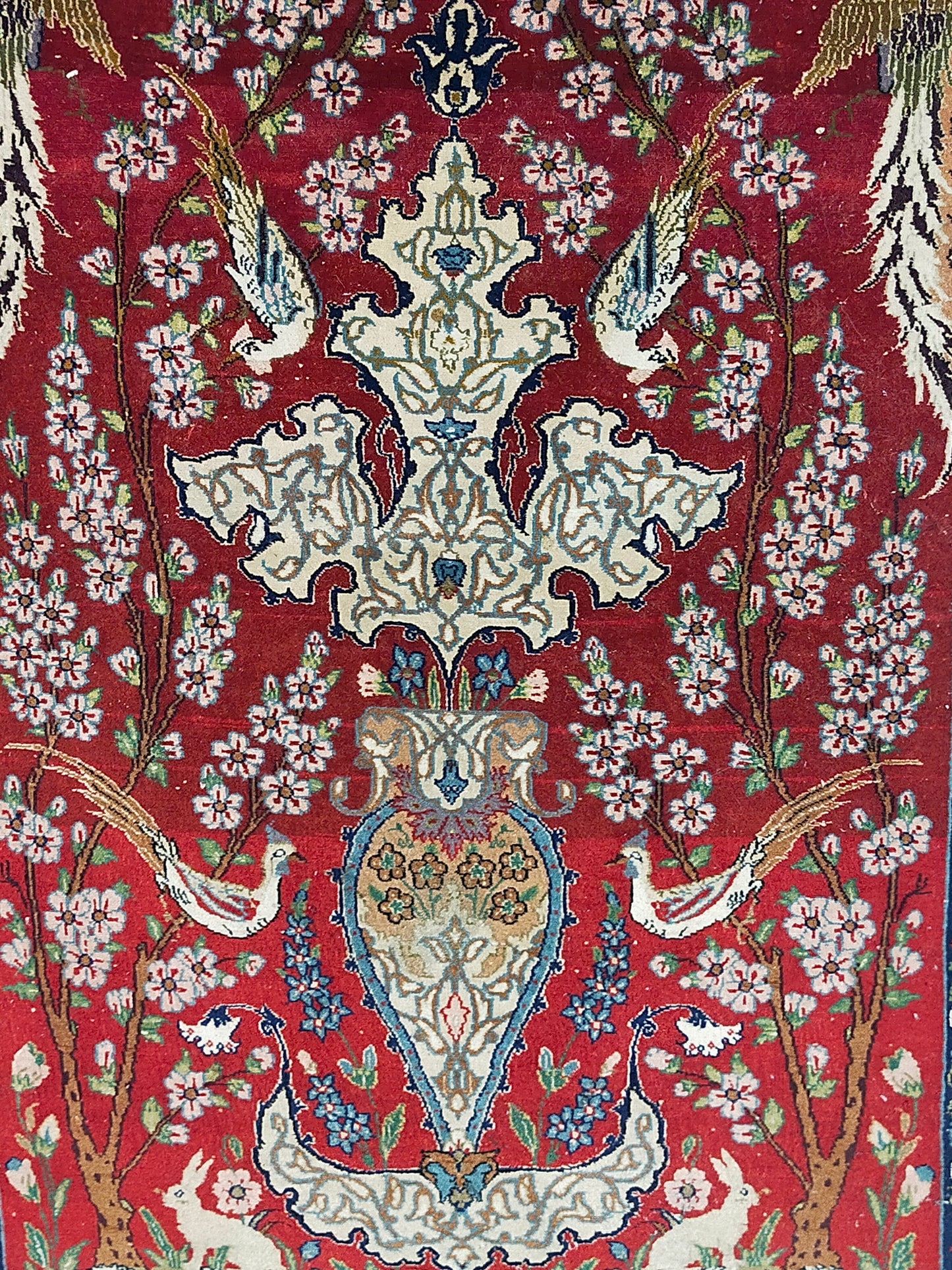 Iran Isfahan Orientteppich Seide Lebensbaum – 111x72 cm