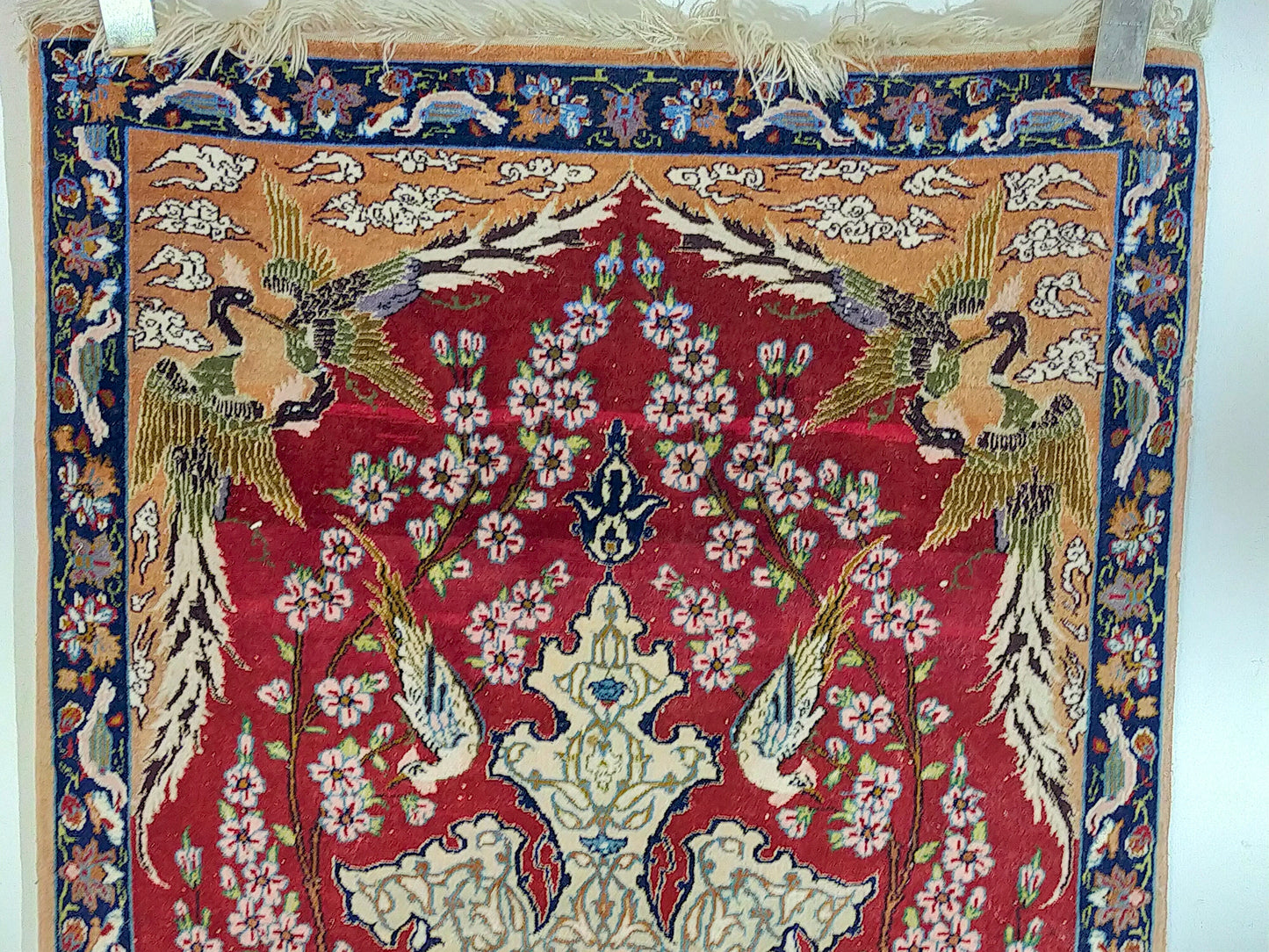 Iran Isfahan Orientteppich Seide Lebensbaum – 111x72 cm