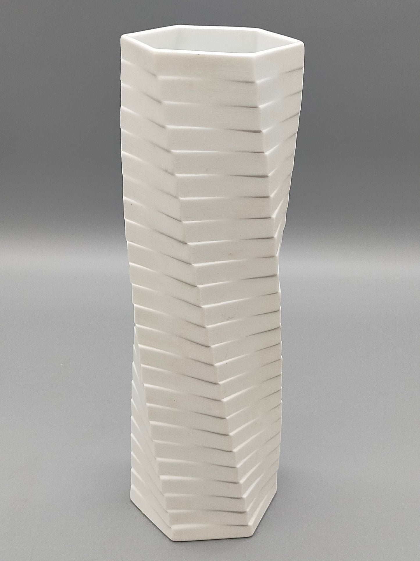 Edle Rosenthal Studio-Linie Vase Pisa Weißes Biskuitporzellan