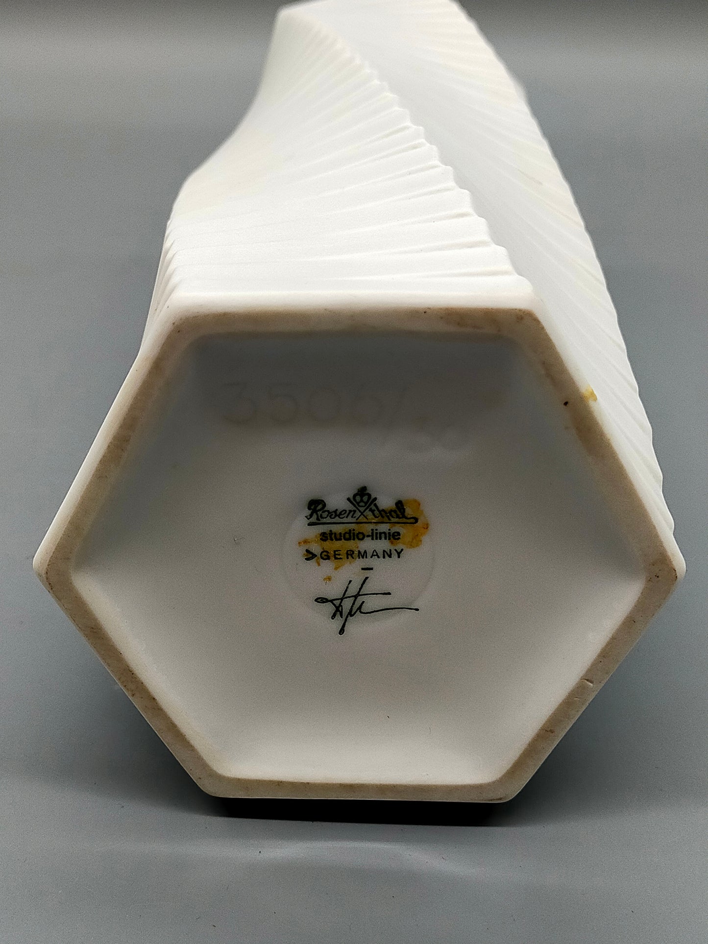 Edle Rosenthal Studio-Linie Vase Pisa Weißes Biskuitporzellan