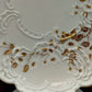 Prunkvoller Lindner Porzellan Zierteller Serie Daniela Weiß mit Golddekor