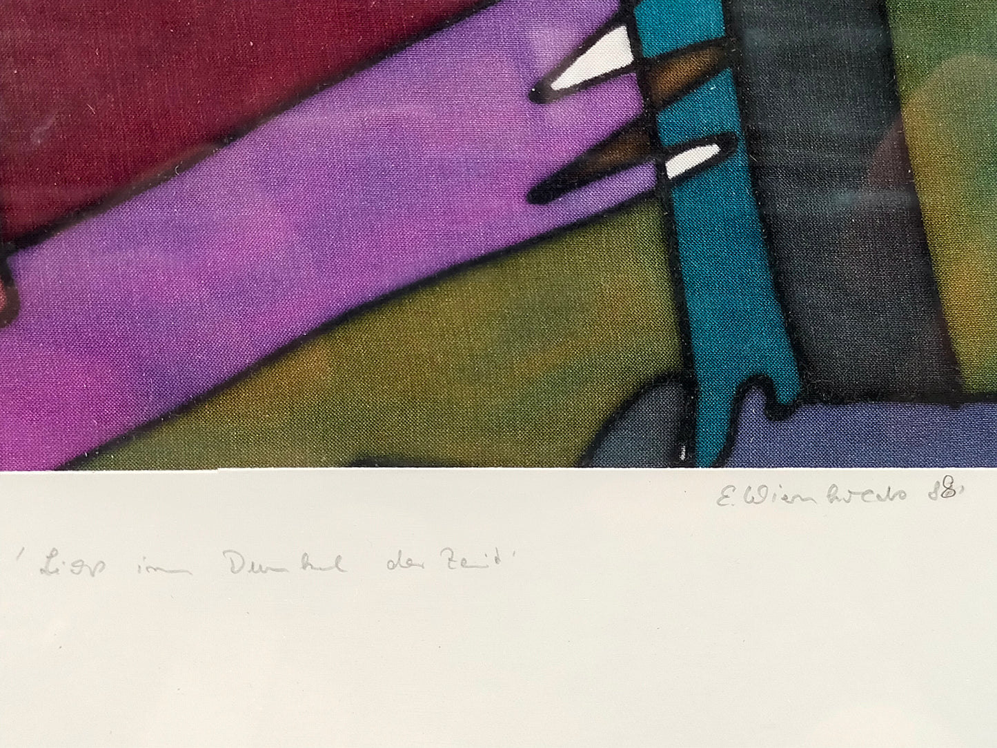 E. Wielenbroek (88) Licht im Dunkel der Zeit Kunstwerk