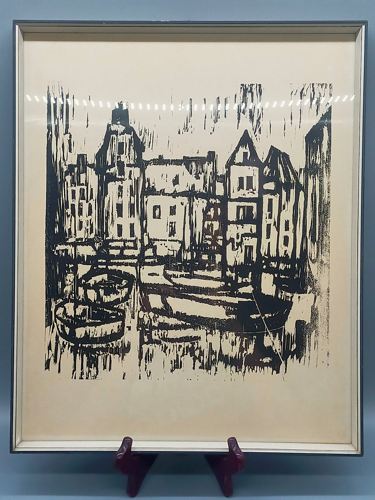 Deutsche Schule (XX) Ernst Peter Wuppertal Hafenansicht