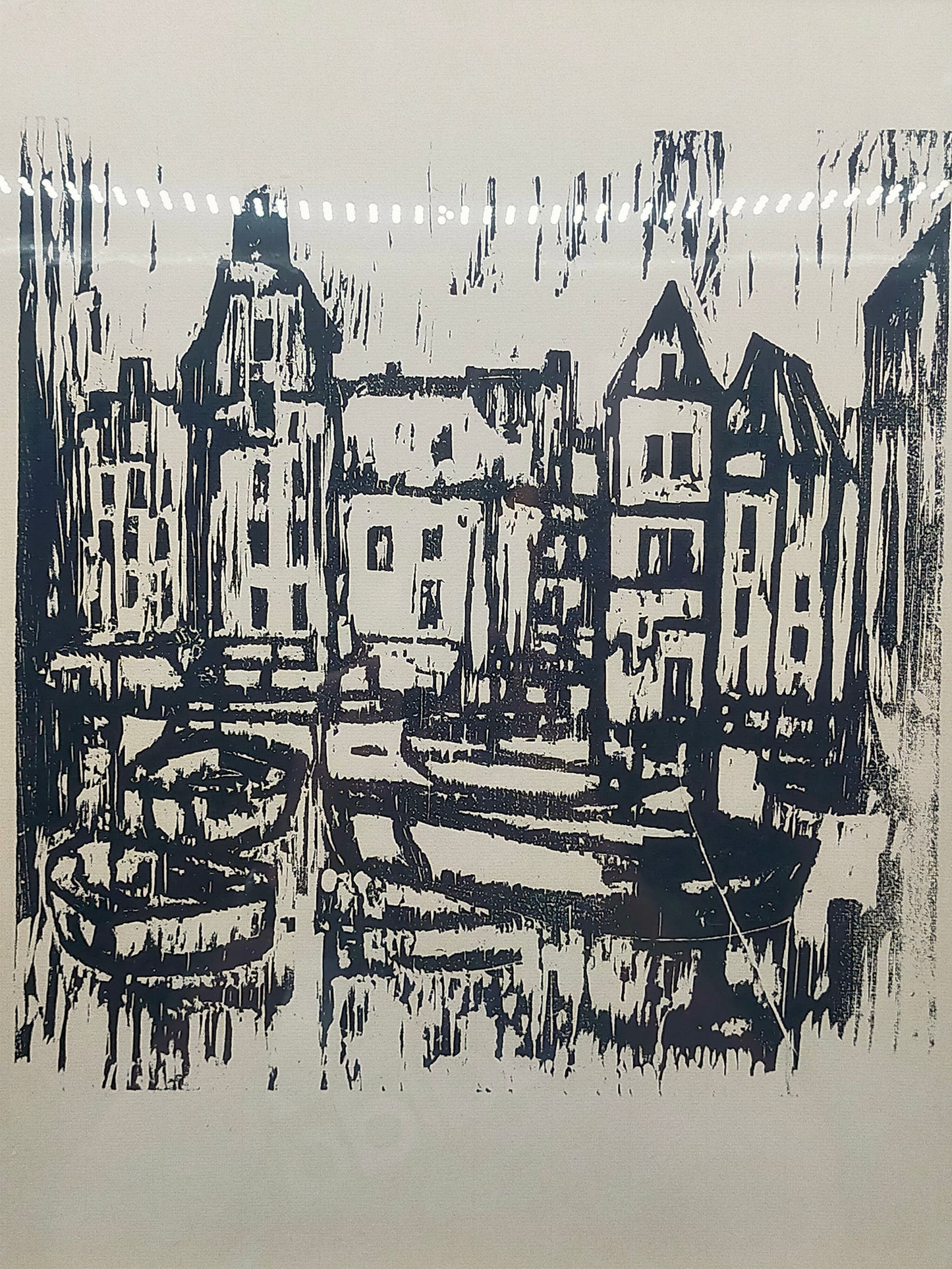 Deutsche Schule (XX) Ernst Peter Wuppertal Hafenansicht