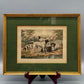 Englische Schule (XIX) A Group of Shooting Dogs Original Lithographie