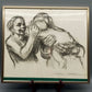 Käthe Kollwitz Zeichnung Mutter und Kind Gerahmte Grafik