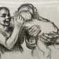 Käthe Kollwitz Zeichnung Mutter und Kind Gerahmte Grafik