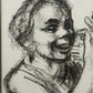 Käthe Kollwitz Zeichnung Mutter und Kind Gerahmte Grafik