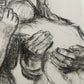 Käthe Kollwitz Zeichnung Mutter und Kind Gerahmte Grafik
