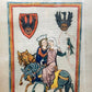 Deutsche Schule (XIV) 3er Set Codex Manesse – Einrahmung