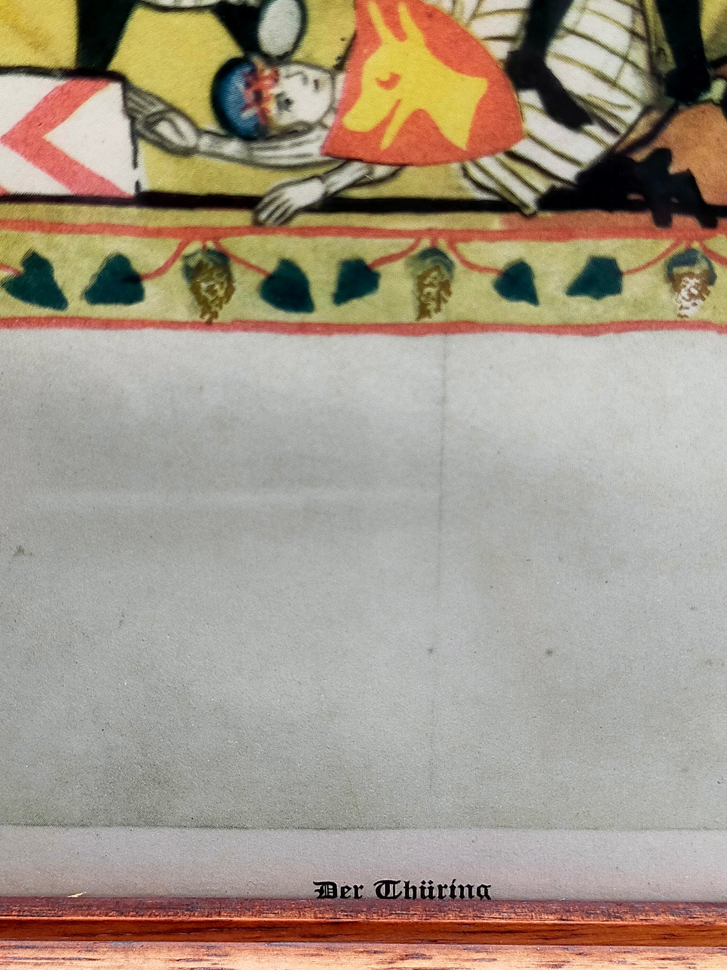 Deutsche Schule (XIV) 3er Set Codex Manesse – Einrahmung
