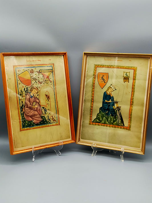 Deutsche Schule (XIV) – 2er-Set Codex Manesse