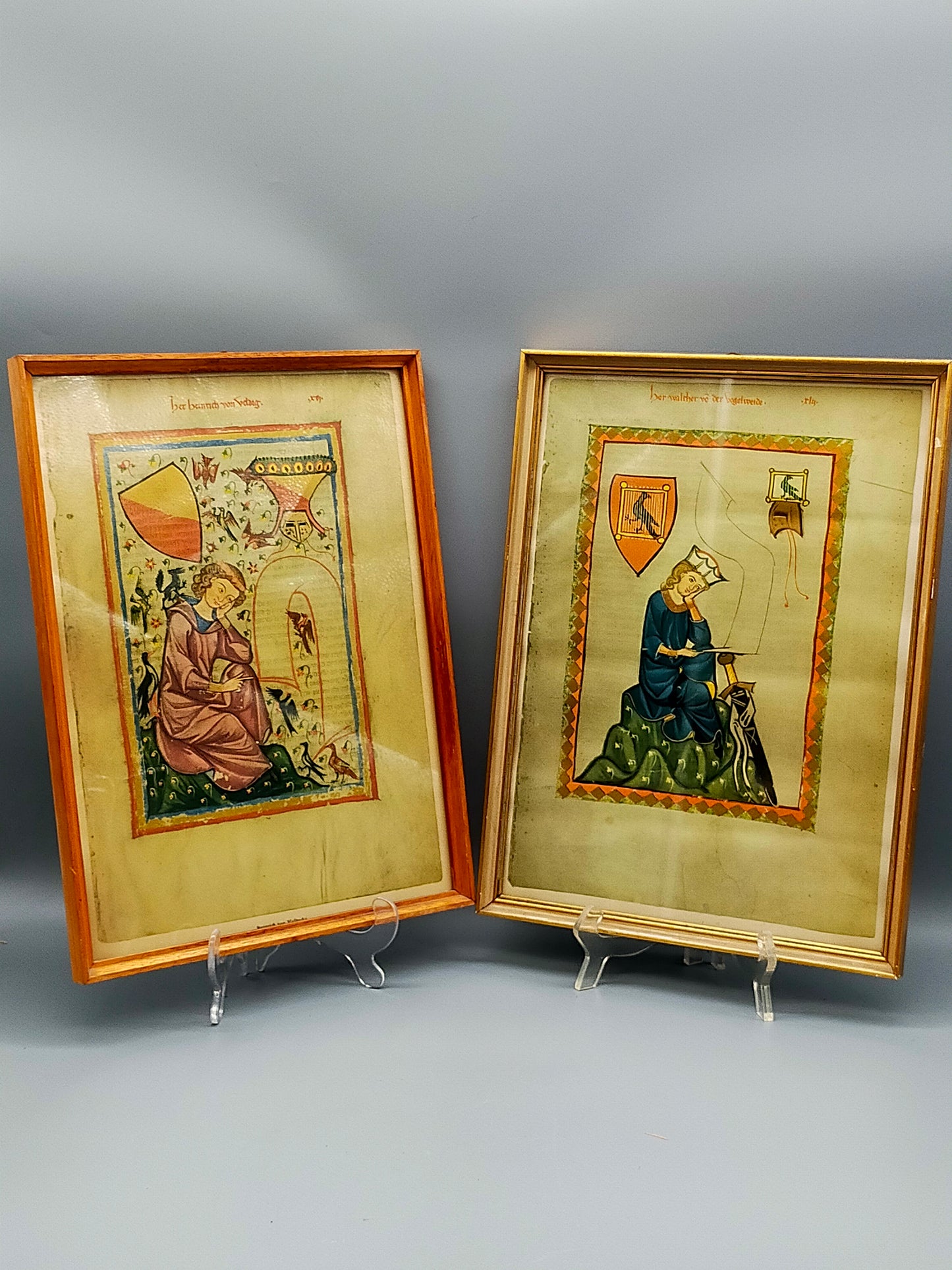 Deutsche Schule (XIV) – 2er-Set Codex Manesse