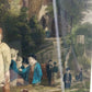 Britische Schule (XIX) Going to school nach T. Webster Antiker Druck