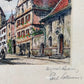 Paul Sollmann Dinkelsbühl am Rothenburger Tor Original Radierung