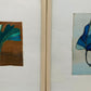 Deutsche Schule (XX) 2er Set Seidenmalerei