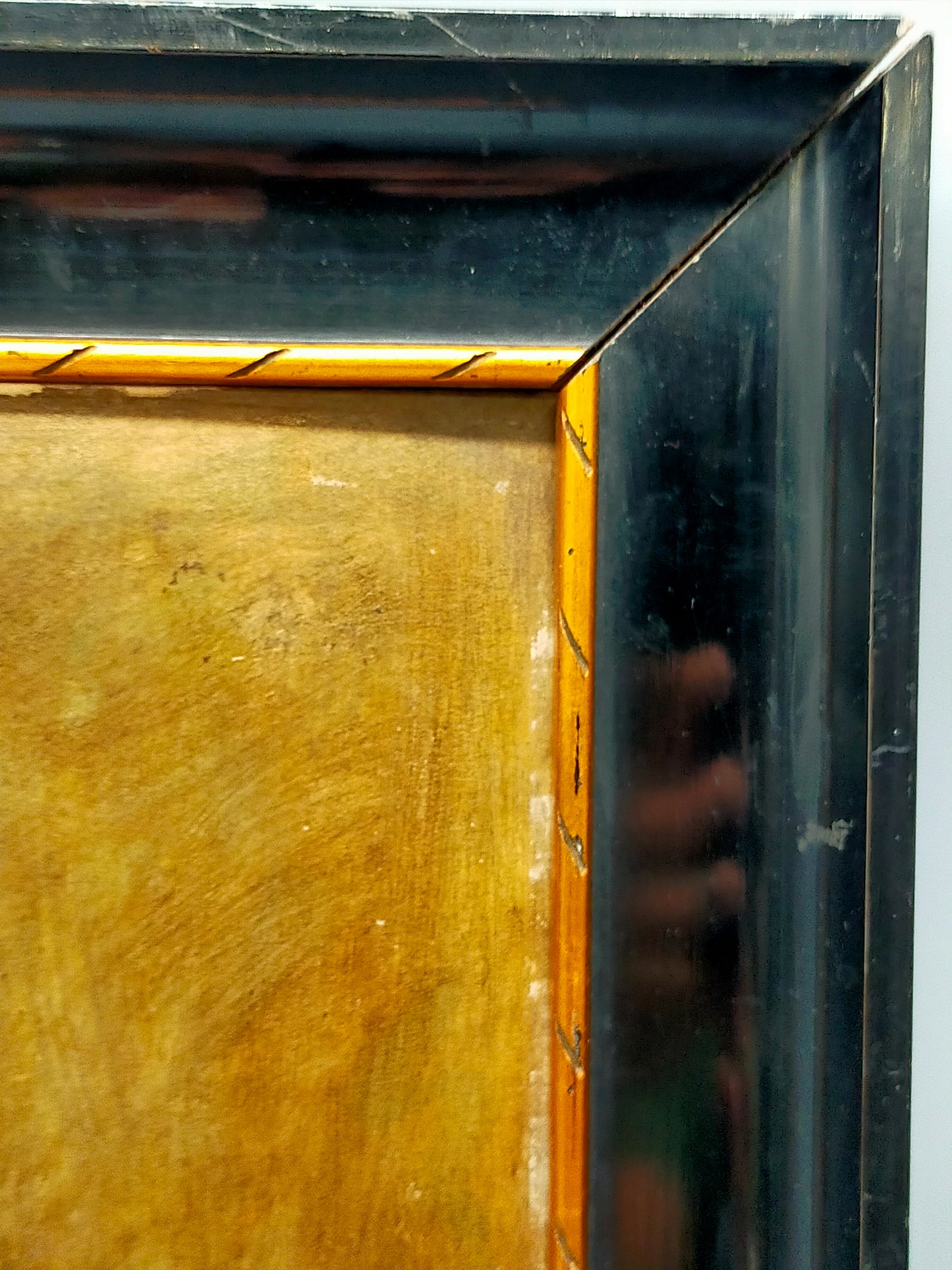 Deutsche Schule (XX) Sitzender Herr mit rotem Schal Ölgemälde