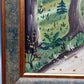 Deutsche Schule (XX) Spaziergang durch den Wald Naive Kunst Ölgemälde