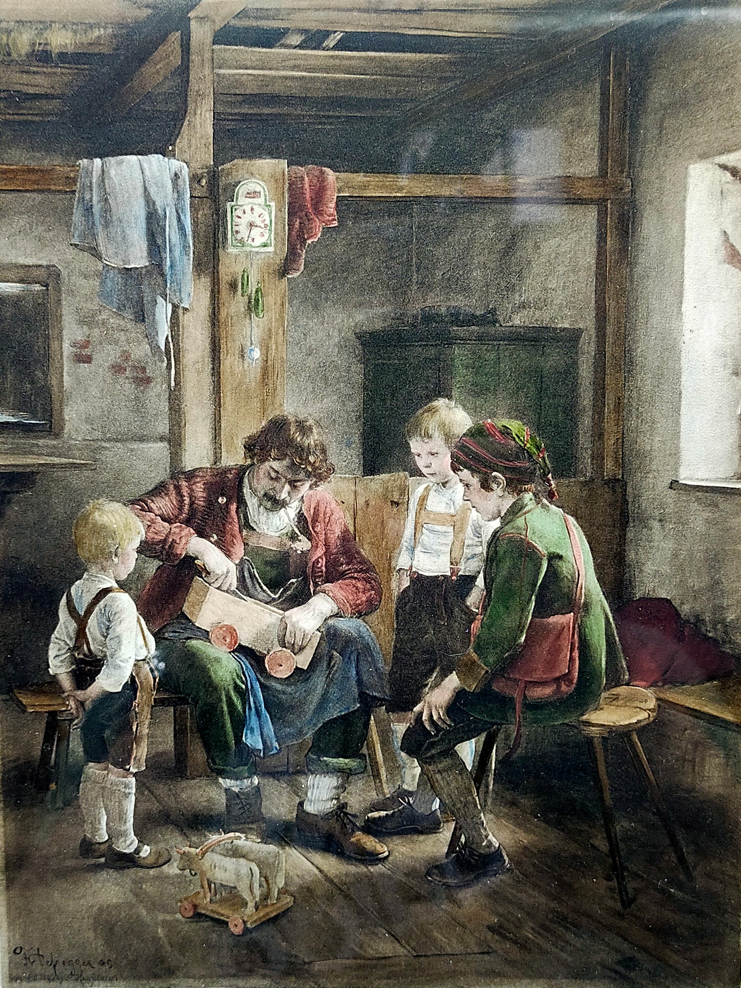 Franz von Defregger- Expressionistisches Stillleben mit Krug