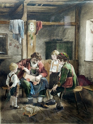 Franz von Defregger- Expressionistisches Stillleben mit Krug