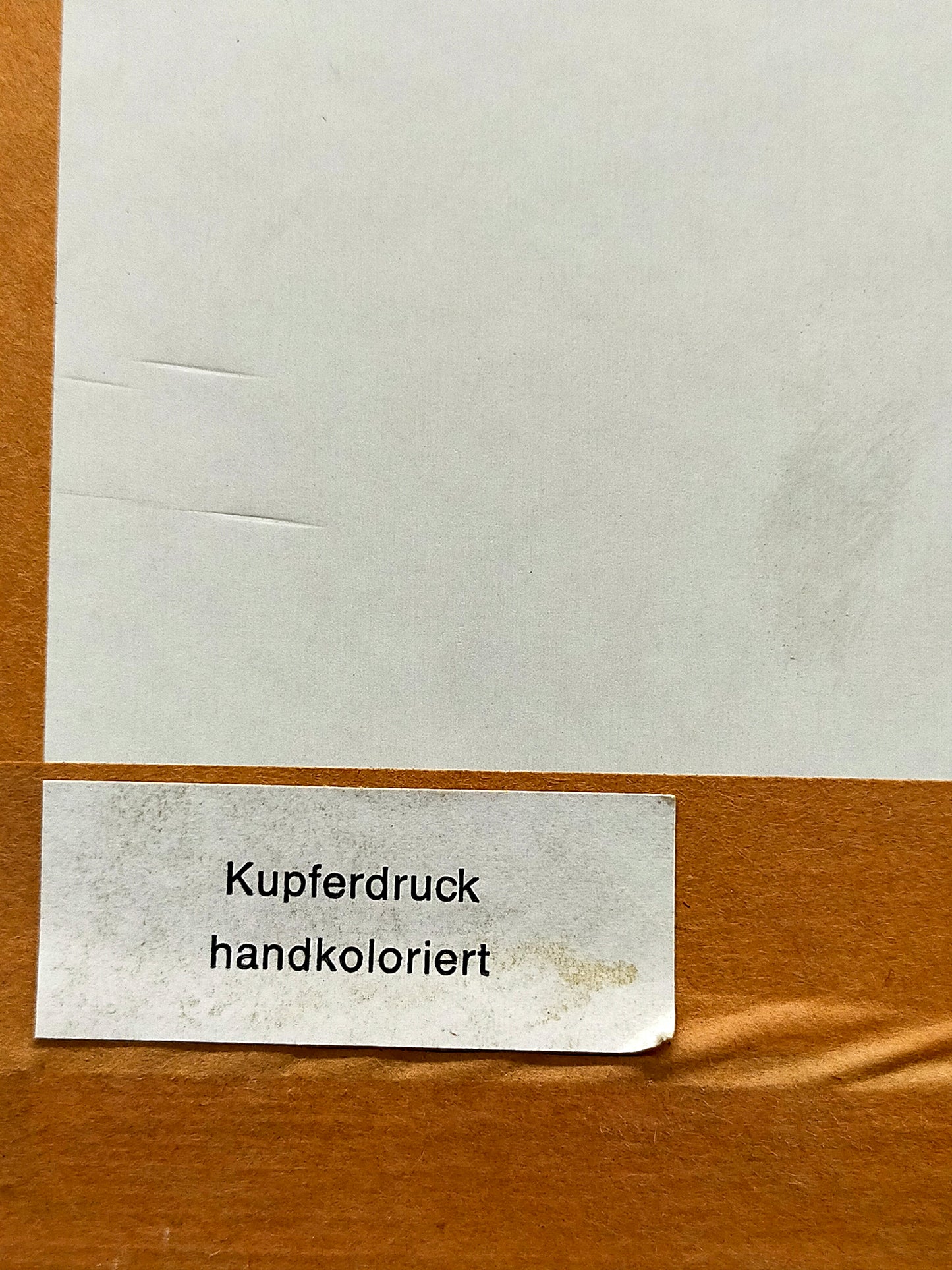 Franz von Defregger- Kinder mit Hund im Wagen Handkolorierter Kupferdruck