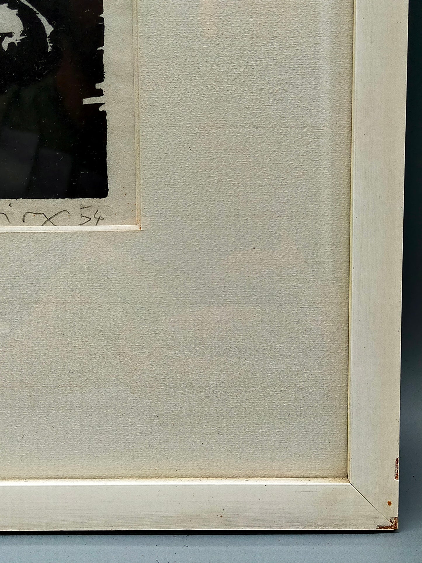 Willi Dirx (1954) Barmherziger Samariter Original Holzschnitt signiert