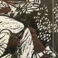 Willi Dirx (1954) Barmherziger Samariter Original Holzschnitt signiert