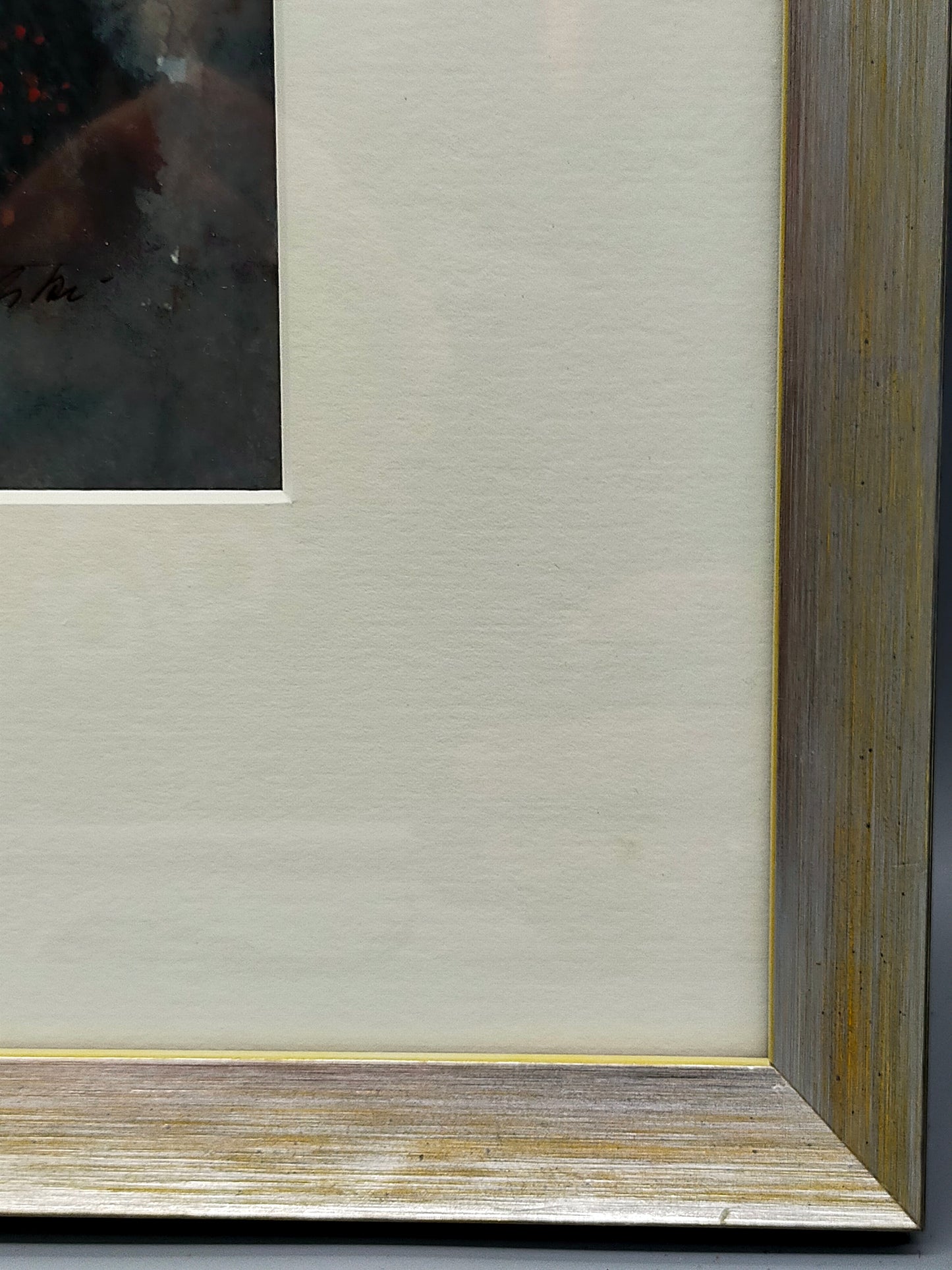 Gisela Tanculski – Elegantes Aquarell mit weißen Rosen – Kunstwerk