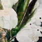 Gisela Tanculski – Elegantes Aquarell mit weißen Rosen – Kunstwerk