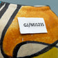 Vintage Kunstkeramik Vase im Mid-Century Stil Abstraktes Farbdekor