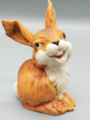 Kaiser Porzellan Figur Lachender Hase 554 Vintage West Germany