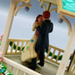 Vintage Enesco True Love Spieluhr Romantisches tanzendes Paar