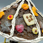 Vintage Karussell-Figur SpielUhr  Lebkuchen  design