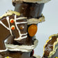 Vintage Karussell-Figur SpielUhr  Lebkuchen  design
