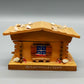 Rustikale Lador Spiel Uhr Chalet Schattwald Tirol Vintage Holzkunst