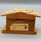 Rustikale Lador Spiel Uhr Chalet Schattwald Tirol Vintage Holzkunst