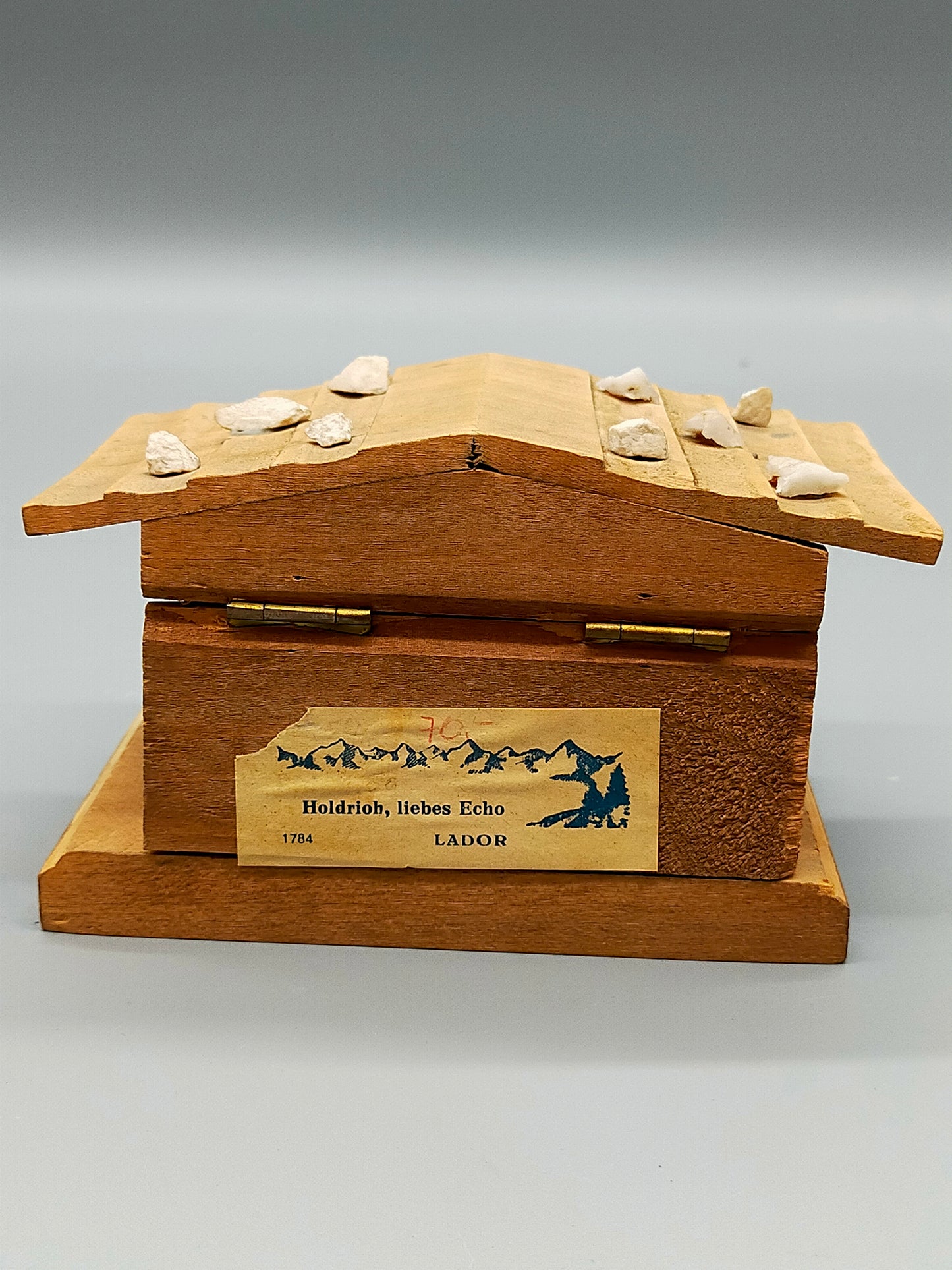 Rustikale Lador Spiel Uhr Chalet Schattwald Tirol Vintage Holzkunst